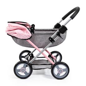 Bayer Design Cosy dockvagn med skötväska Grå/Rosa-4