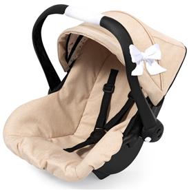 Bayer Design Deluxe bildockstol med solskydd, beige