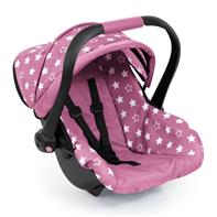Bayer Design Deluxe bildockstol med solskydd, rosa