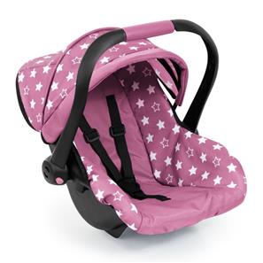 Bayer Design Deluxe bildockstol med solskydd, rosa