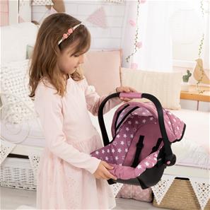 Bayer Design Deluxe bildockstol med solskydd, rosa-4