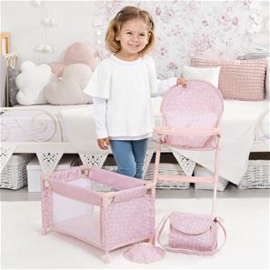 Bayer Design Dock barnstol och resesäng Deluxe paket Pink-5
