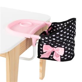 Bayer Design Dockbord med bricka, Pink Hjärter-6