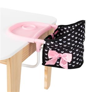 Bayer Design Dockbord med bricka, Pink Hjärter-6