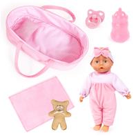 Bayer Design Dockset med 28 cm babydocka i bärsäng