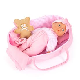Bayer Design Dockset med 28 cm babydocka i bärsäng-2