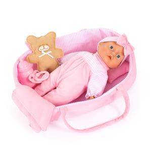 Bayer Design Dockset med 28 cm babydocka i bärsäng-2