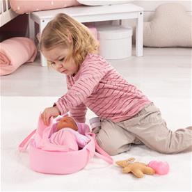 Bayer Design Dockset med 28 cm babydocka i bärsäng-5