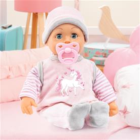 Bayer Design First Words Babydocka 38 cm med 24 funktioner, Unicorn-4