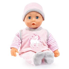 Bayer Design First Words Babydocka 38 cm med 24 funktioner, Unicorn-8