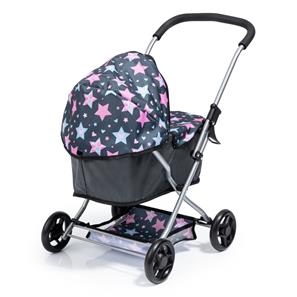 Bayer Design Go Dockvagn (Stars Navy/grå)-3