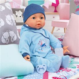 Bayer Design Hello baby pojke docka 42 cm-10