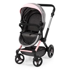 Bayer Design Kombi Dockvagn XEO deluxe-set, grå/rosa-10