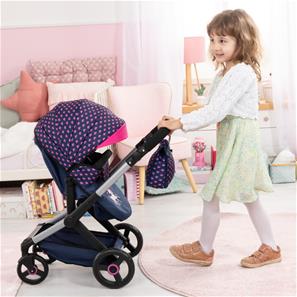Bayer Design Kombi Dockvagn XEO deluxe Set, Hjärtan-3