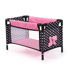 Bayer Design Kombi Dockvagn XEO deluxe Set, svart/rosa-7
