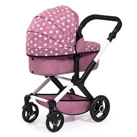 Bayer Design Kombi Dockvagn XEO, Pink stars-10