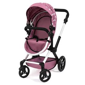 Bayer Design Kombi Dockvagn XEO, Pink stars-11