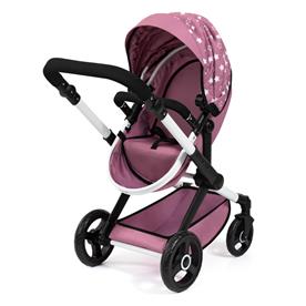 Bayer Design Kombi Dockvagn XEO, Pink stars-14