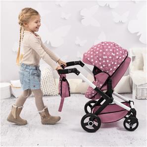 Bayer Design Kombi Dockvagn XEO, Pink stars-3
