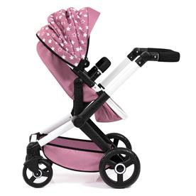 Bayer Design Kombi Dockvagn XEO, Pink stars-7