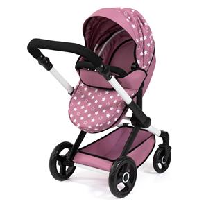 Bayer Design Kombi Dockvagn XEO, Pink stars-9