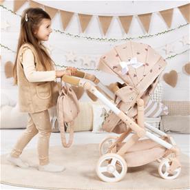 Bayer Design Kombi Dockvagn XEO, puderrosa-14