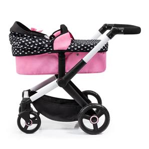 Bayer Design Kombi Dockvagn XEO, svart/rosa-10
