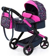 Bayer Design Kombi Dockvagn XEO, svart/rosa