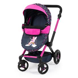 Bayer Design Kombi Dockvagn XEO, svart/rosa-19