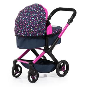 Bayer Design Kombi Dockvagn XEO, svart/rosa-20