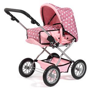 Bayer Design Kombi Grande dockvagn med liggdel och skötväska, rosa-6