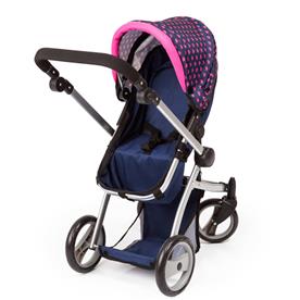 Bayer Design Kombi Milano dockvagn Mega Set blå-12