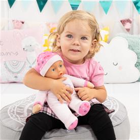 Bayer Design My First Babydocka med ljud 30cm - Rosa-5