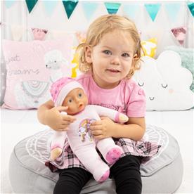 Bayer Design My First Babydocka med ljud 30cm - Rosa-6
