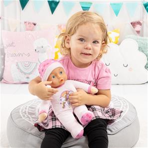 Bayer Design My First Babydocka med ljud 30cm - Rosa-6