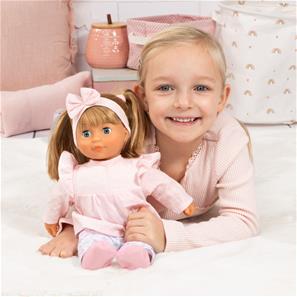 Bayer Design Min lillasyster docka med puss och leende 38 cm-2