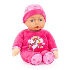 Bayer Design My First Babydocka med ljud 30cm - Mörkrosa