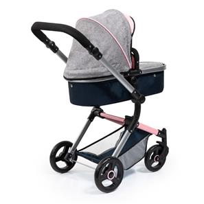 Bayer Design NEO VARIO Kombi-Dockvagn, grå/rosa/Svart-11