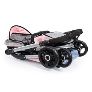 Bayer Design NEO VARIO Kombi-Dockvagn, grå/rosa/Svart-5
