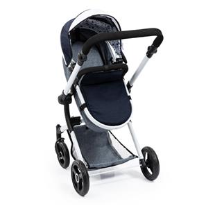 Bayer Design NEO VARIO Kombi-Dockvagn, mörkblå/grå-11
