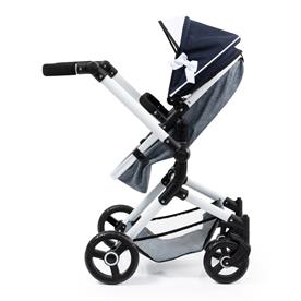 Bayer Design NEO VARIO Kombi-Dockvagn, mörkblå/grå-18