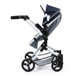 Bayer Design NEO VARIO Kombi-Dockvagn, mörkblå/grå-18