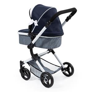 Bayer Design NEO VARIO Kombi-Dockvagn, mörkblå/grå-7