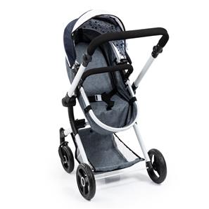 Bayer Design NEO VARIO Kombi-Dockvagn, mörkblå/grå-9