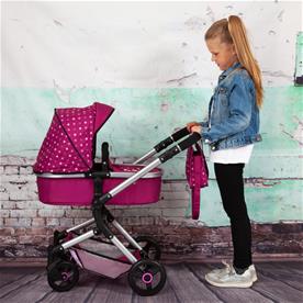Bayer Design NEO VARIO Kombi-Dockvagn, Mörkrosa-4