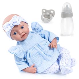 Bayer Design Reborn Babydocka 38 cm, blå