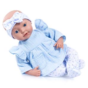 Bayer Design Reborn Babydocka 38 cm, blå-10
