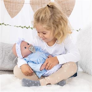 Bayer Design Reborn Babydocka 38 cm, blå-8