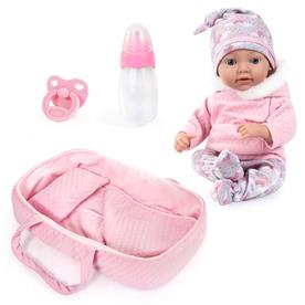 Bayer Design Reborn Babydocka 38 cm med bärsäng