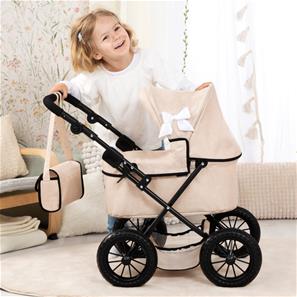 Bayer Design Trendy dockvagn med skötväska Beige-5